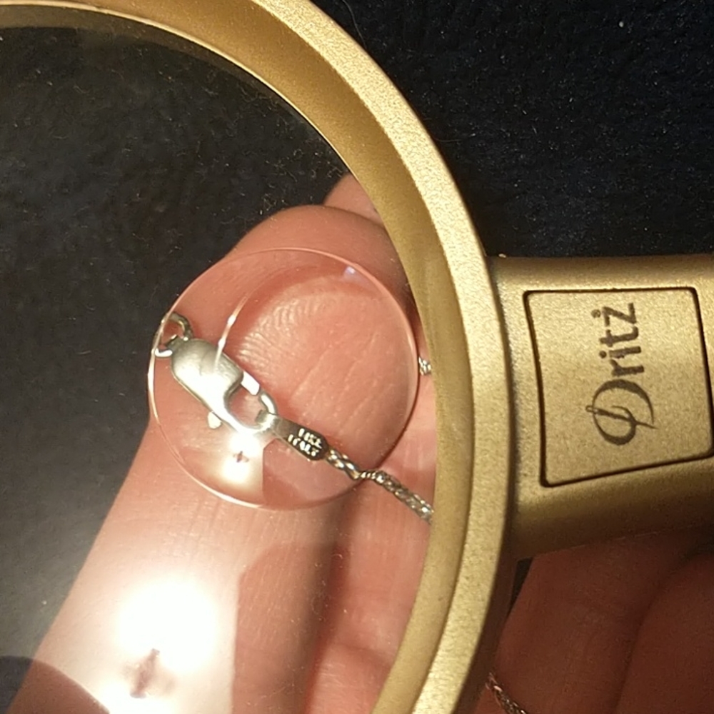 14k Italian white gold solid - Picture 6 of 8